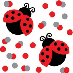 Ladybug Fancy Printed Confetti
