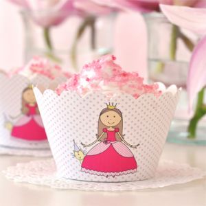 Pretty Princess Cupcake Wrappers