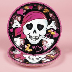 Pirate Girl Plates