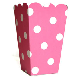 Treat Box Pink Polka Dot