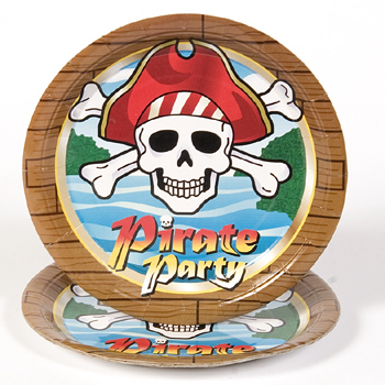 Pirate Boy Plates