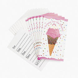 Ice cream Invitations & Envelopes