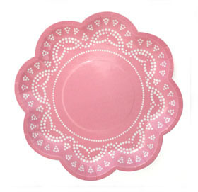 Pastel Pink Paper Plates