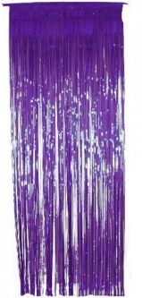 Metallic Curtain Purple