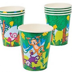 Neon Monkey Cups