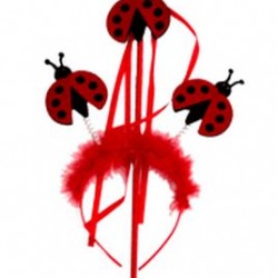 Ladybug Wand & Headband Set
