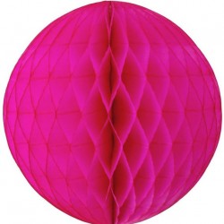 Tissue Honeycomb Hot Pink Ball