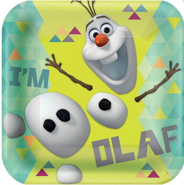 Olaf Large Paper Plates