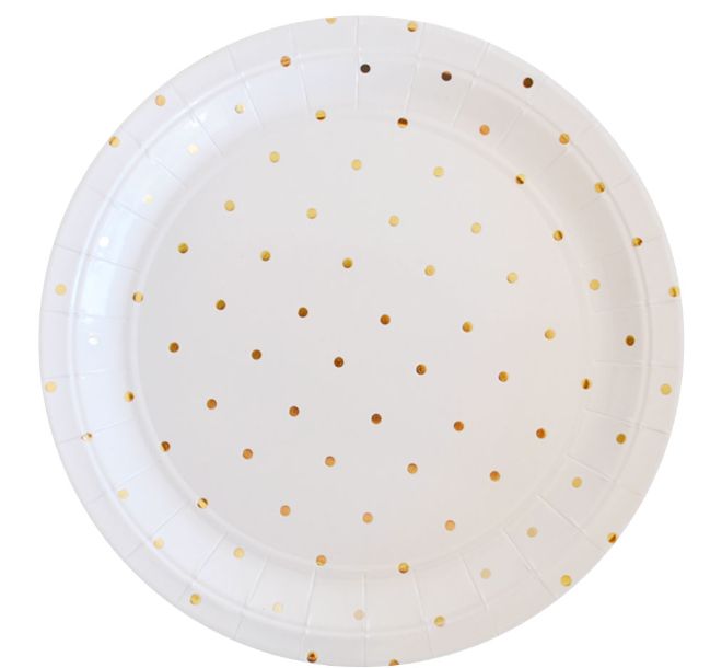 Gold Spot Large Plates