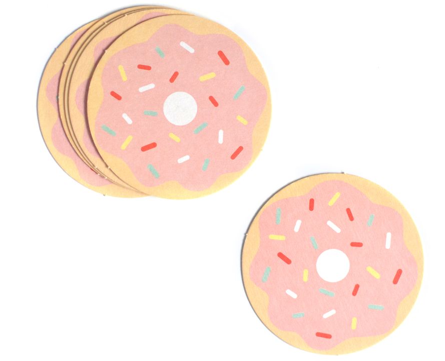 Donut Coasters