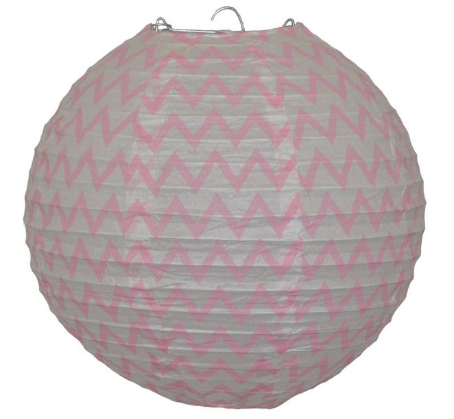 Lantern Chevron Pink