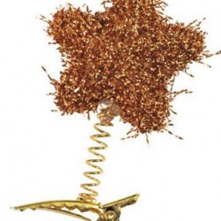 Pegs Tinsel Star Gold
