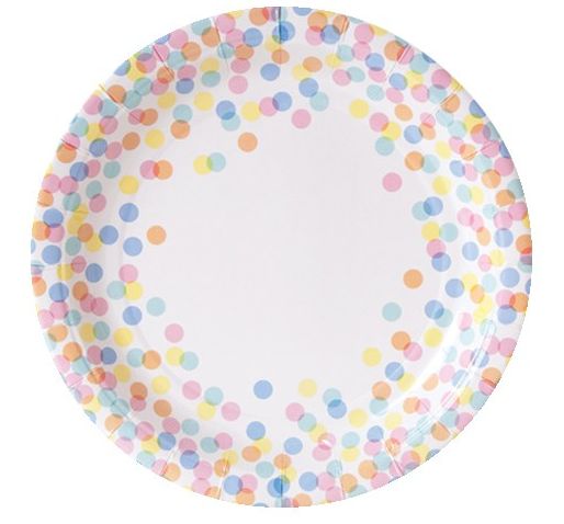 Confetti Dot Plates