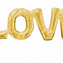 Love Gold Foil Balloon
