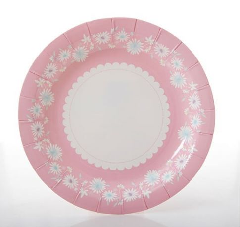 Daisy Chain Pink Plates