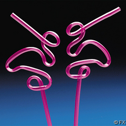 Flamingo Shaped Straws