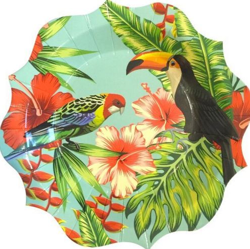 Birds In Paradise Plates