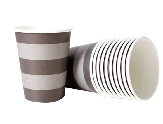 Black Stripe Cups